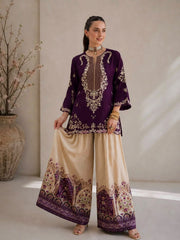 LUXURY SILK 3PCS STITCHED | LS-36055-US