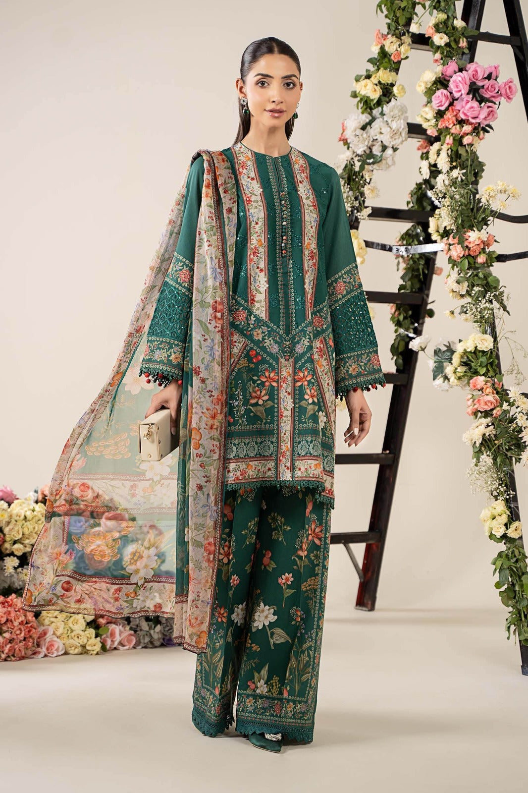 LUXURY LAWN 3PCS STITCHED | LL-1708-US