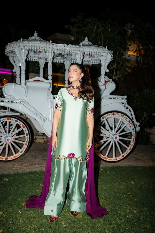 LUXURY SILK 2PCS STITCHED | LS-3611-US