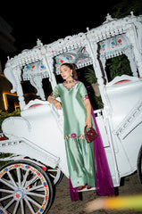 LUXURY SILK 2PCS STITCHED | LS-3611-US