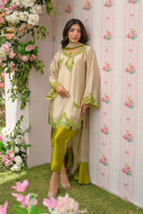 LUXURY SILK 3PCS STITCHED | LS-3628-US