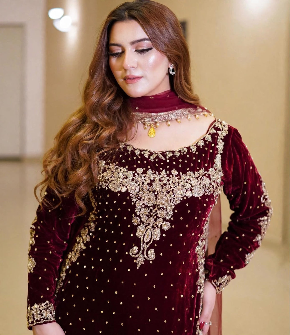 LUXURY VELVET 3PCS STITCHED | LV-52022-US